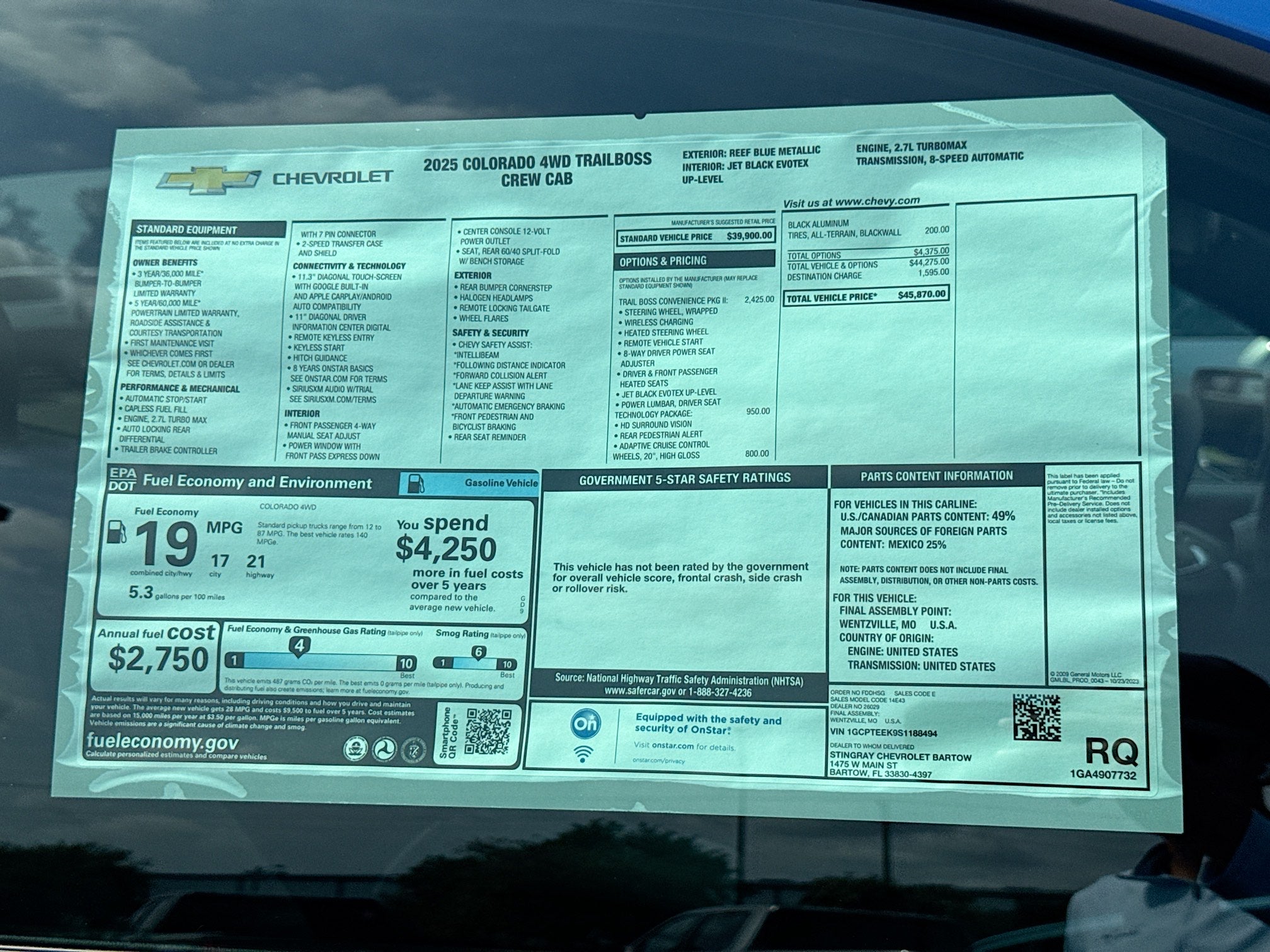 2025 Chevrolet Colorado Trail Boss