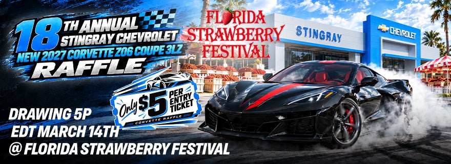18th annual Strawberry Festival Corvette Raffle
